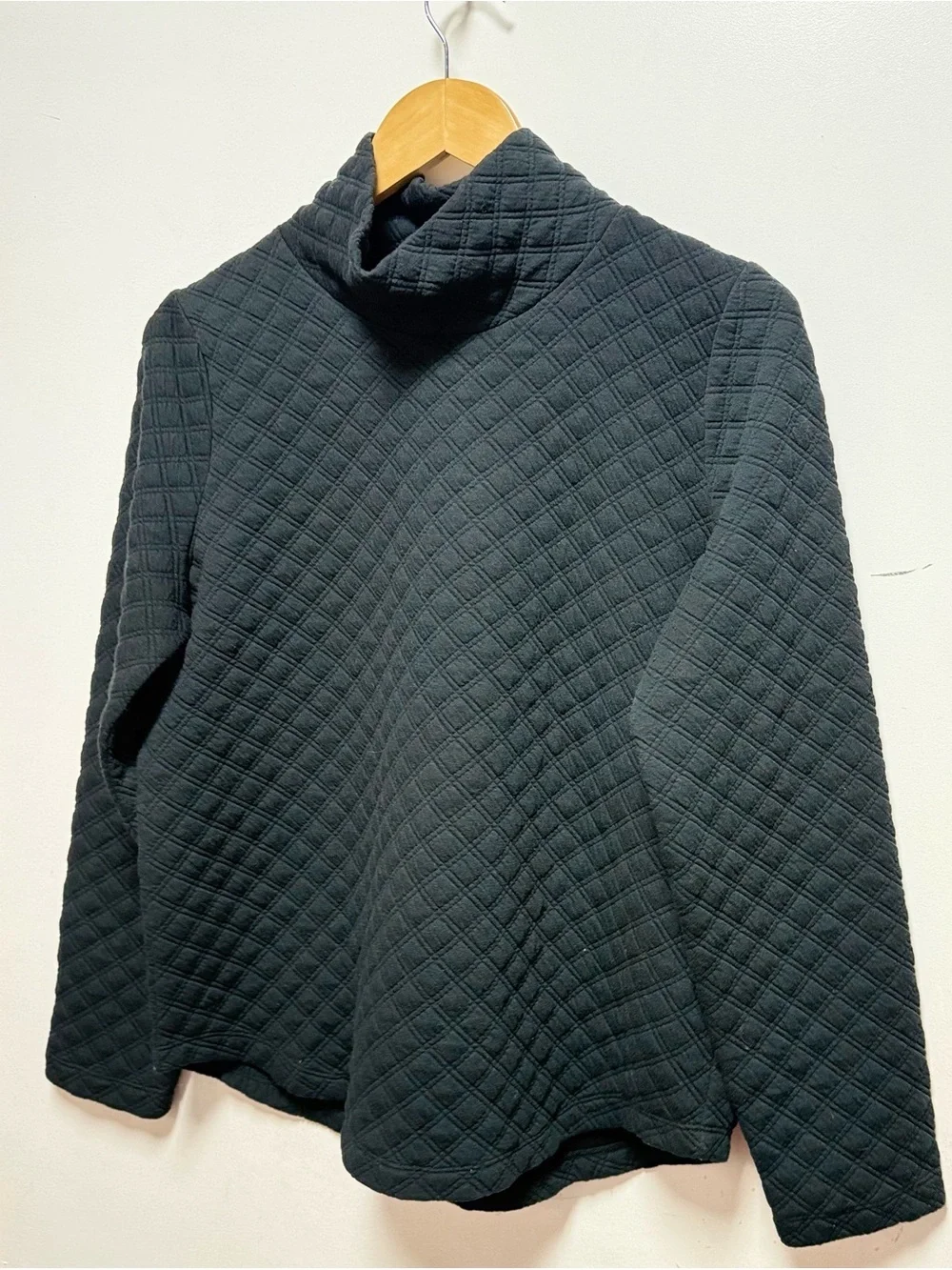 J. Crew Quilted Turtleneck Sweater
